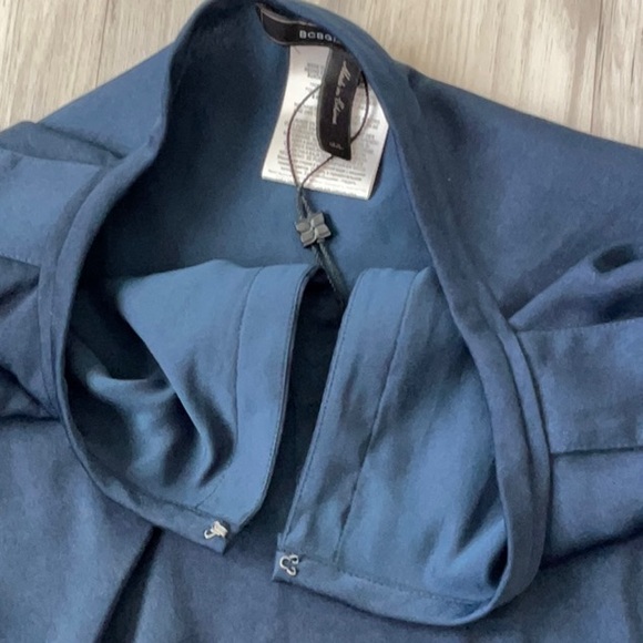 BCBGMaxAzria Navy Midi Dress size M/L NWT - Picture 12 of 12